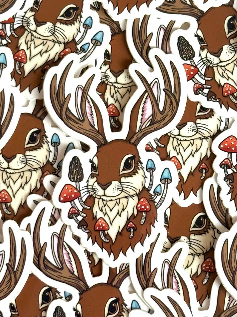 Jackalope Sticker $4 USD
