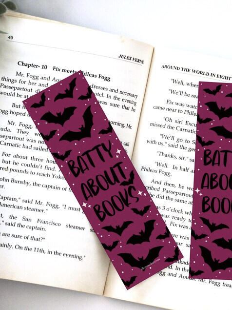 Bat Bookmark $5 USD