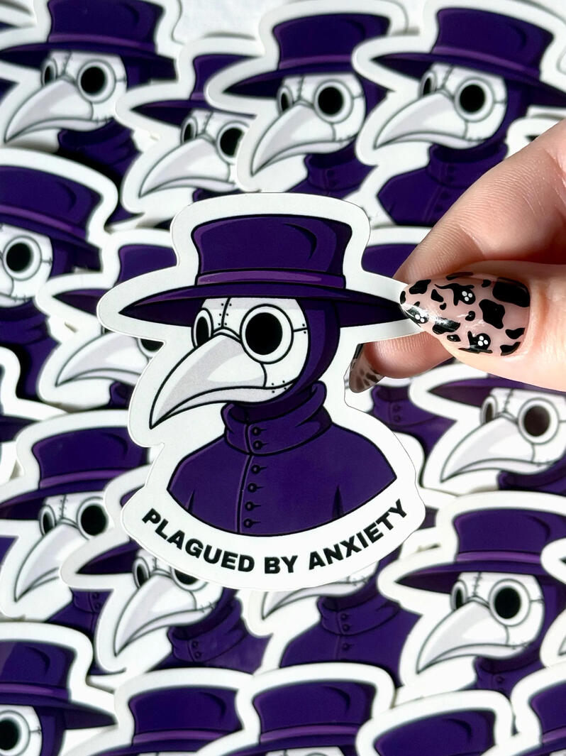 Plague Doctor Sticker $4 USD