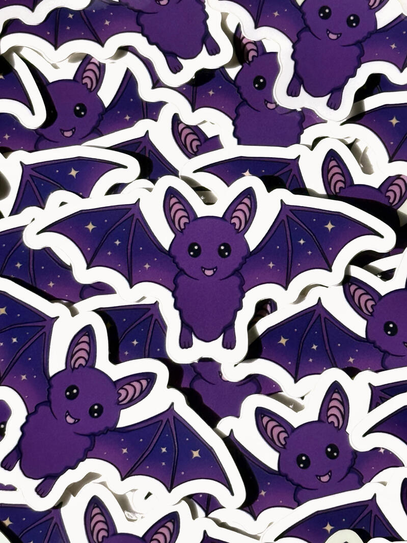 Starry Bat Sticker $4 USD