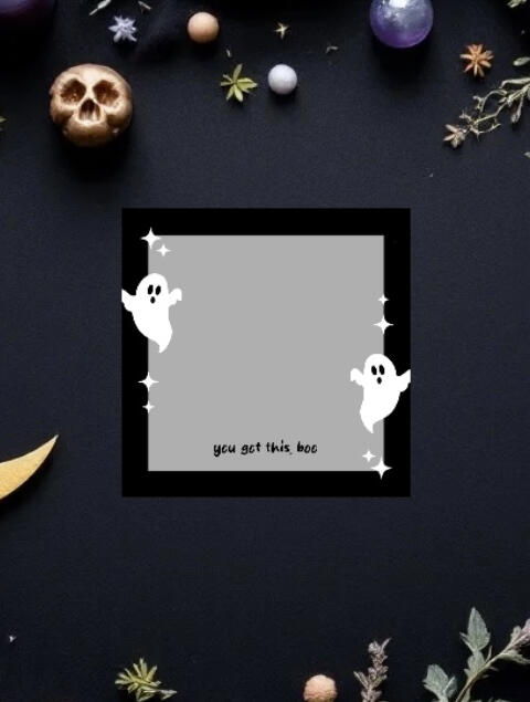 Ghost Sticky Note Pad $6 USD